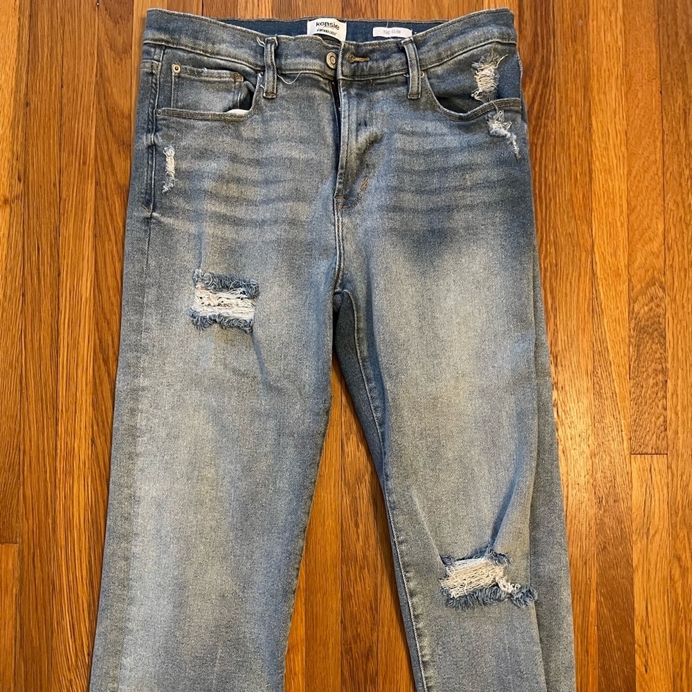 Straight cut jeans